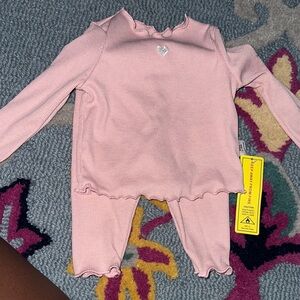 Pink Kids Two Piece Outfit